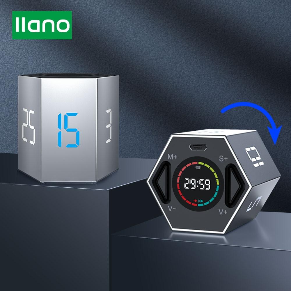 LLANO USB kitchen Gadget Timer LED Digital Kitchen Cooking Shower Study Stopwatch Alarm Clock Electronic Cooking Countdown Timer - MultiShop sàrl