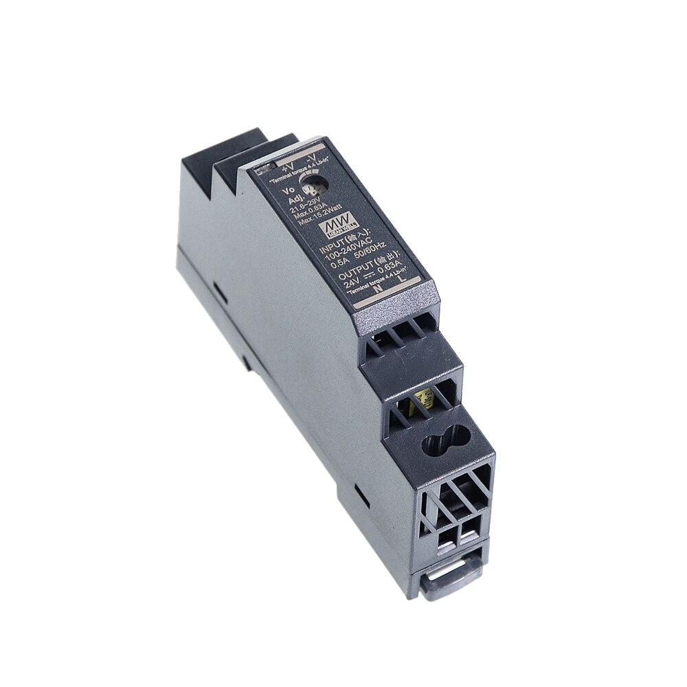 Original Meanwell HDR-15 30 60 100 150 series, DC 5V 12V 15V 24V 48V Meanwell Ultra Slim DIN Rail Power Supply - MultiShop sàrl