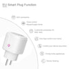 WiFi Smart Plug 16A EU Adaptor LED Wireless Remote Voice Control Power Energy Monitor Outlet Timer Socket for Alexa Google Home - MultiShop.lu